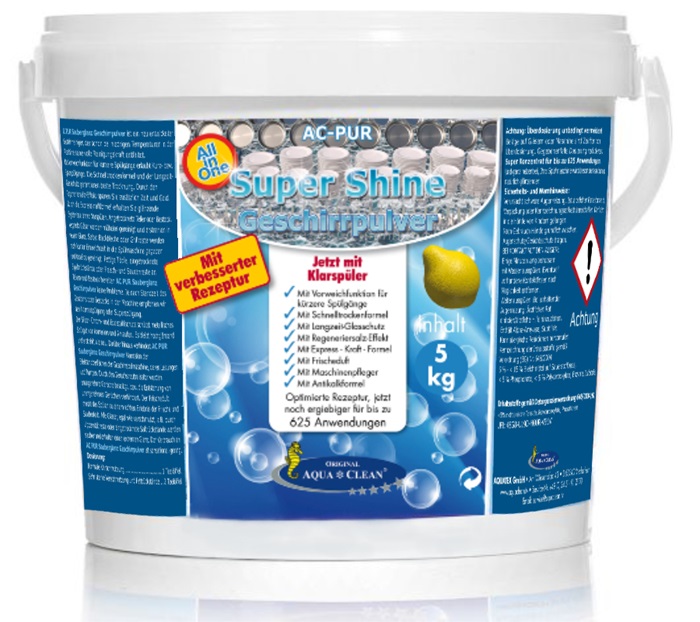 AC-PUR Geschirrpulver 5 kg Super Shine ALL in One