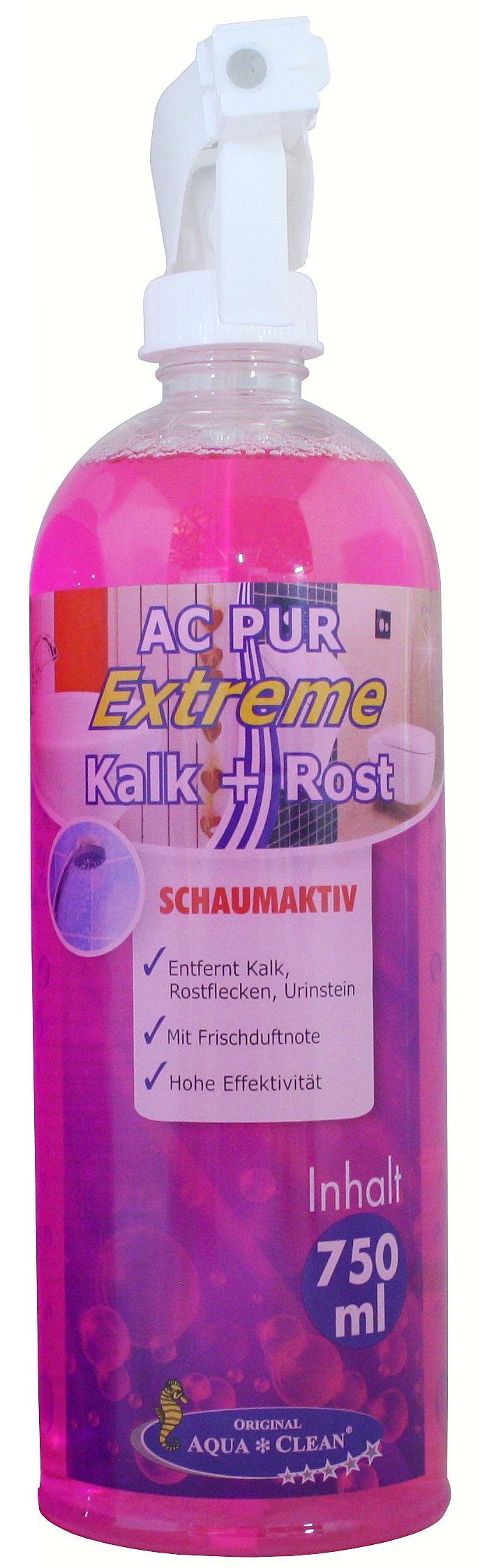 AQUA CLEAN PUR Extreme gegen Kalk, Rost & Urinstein 750 ml